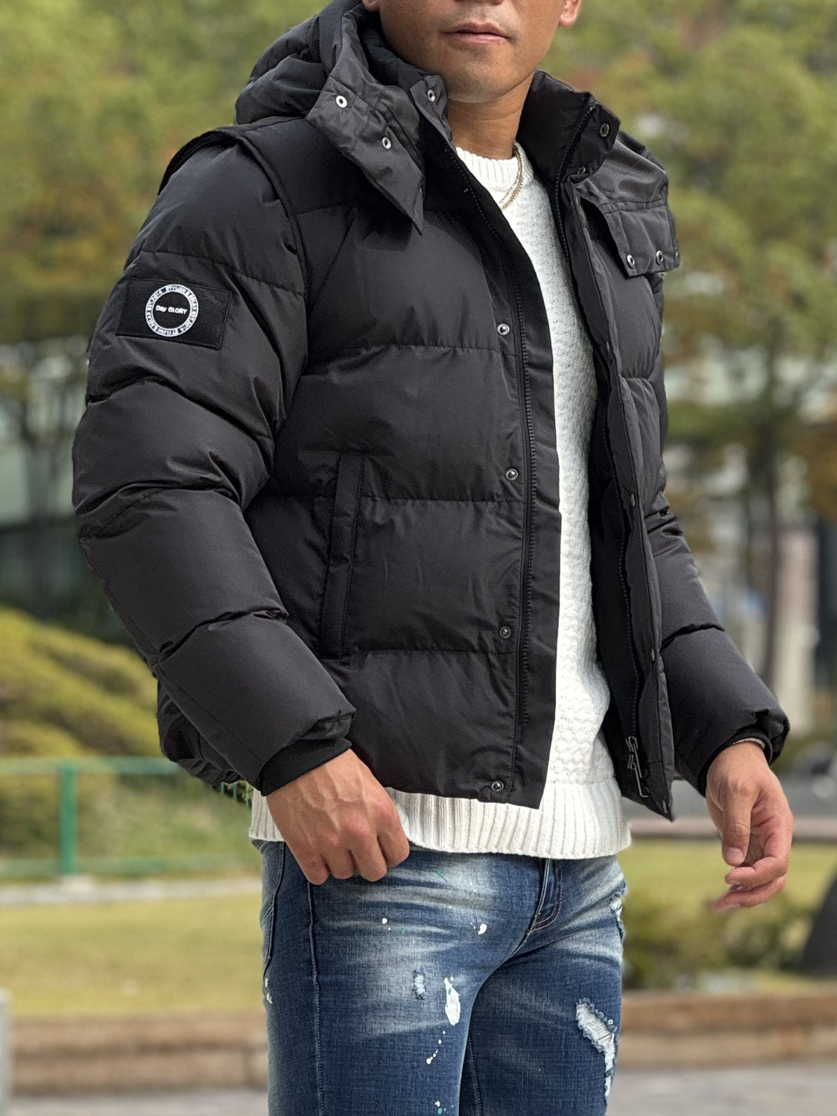 【新品タグ付き】DayGLORY／DGLRスタジャン.アウター DGLRワッペンスタジャン – DayGLORY