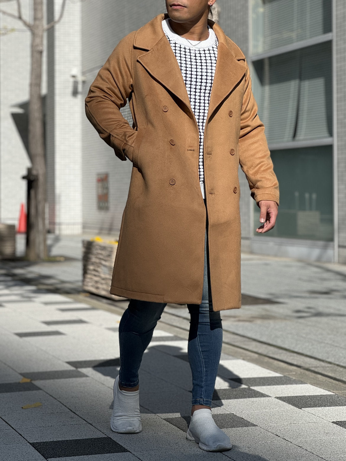 ロングベルテッドコート – DayGLORY