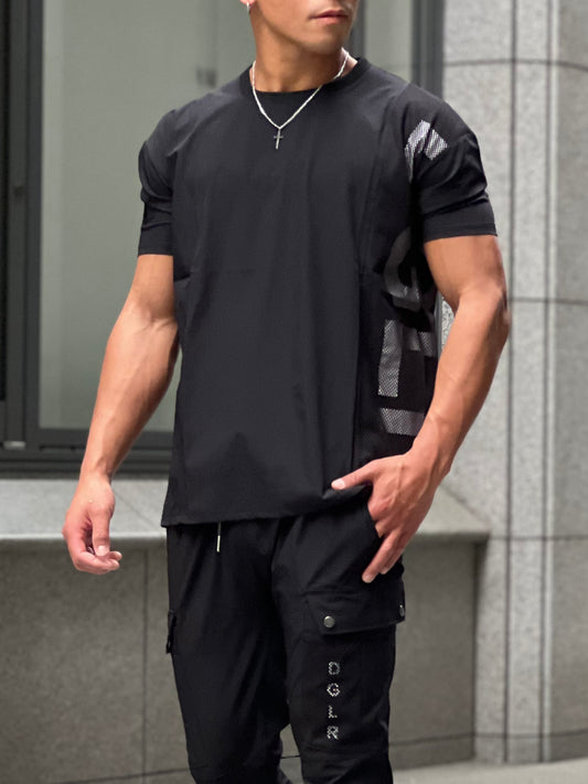 Nylon mesh Tee【SALE】