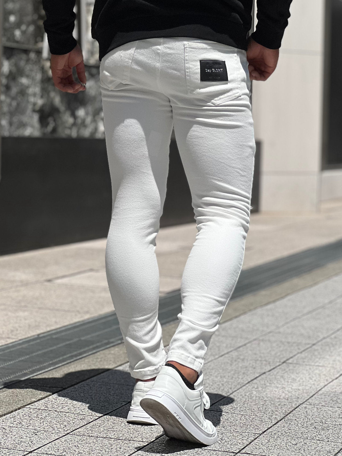 EVERYDAY I LIKE Loose Jeans white デニムパンツ Deuxieme Classe（ドゥーズィエムクラス）の「追加 Baggy デニム