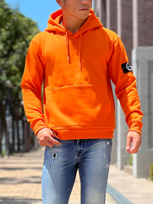 ワッペン裏起毛パーカー【30%OFF】