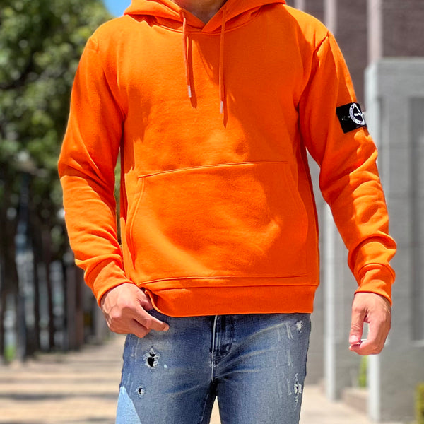 【希少デザイン】キューン☆ウサギワッペンロゴダッフルコート サイズ3 即完売 橙 ワッペン裏起毛パーカー – DayGLORY