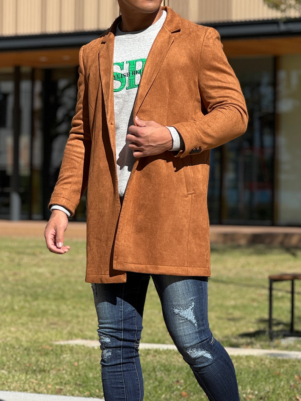 スエードチェスターコート – DayGLORY