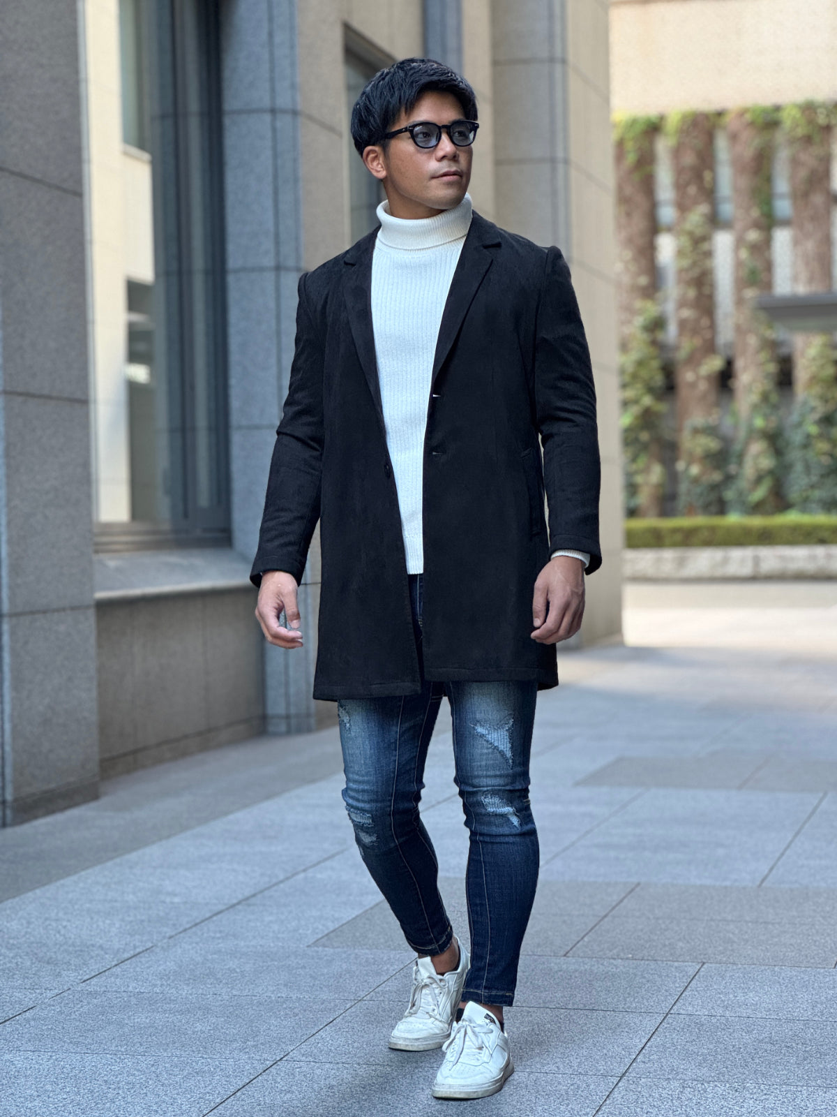 スエードチェスターコート – DayGLORY