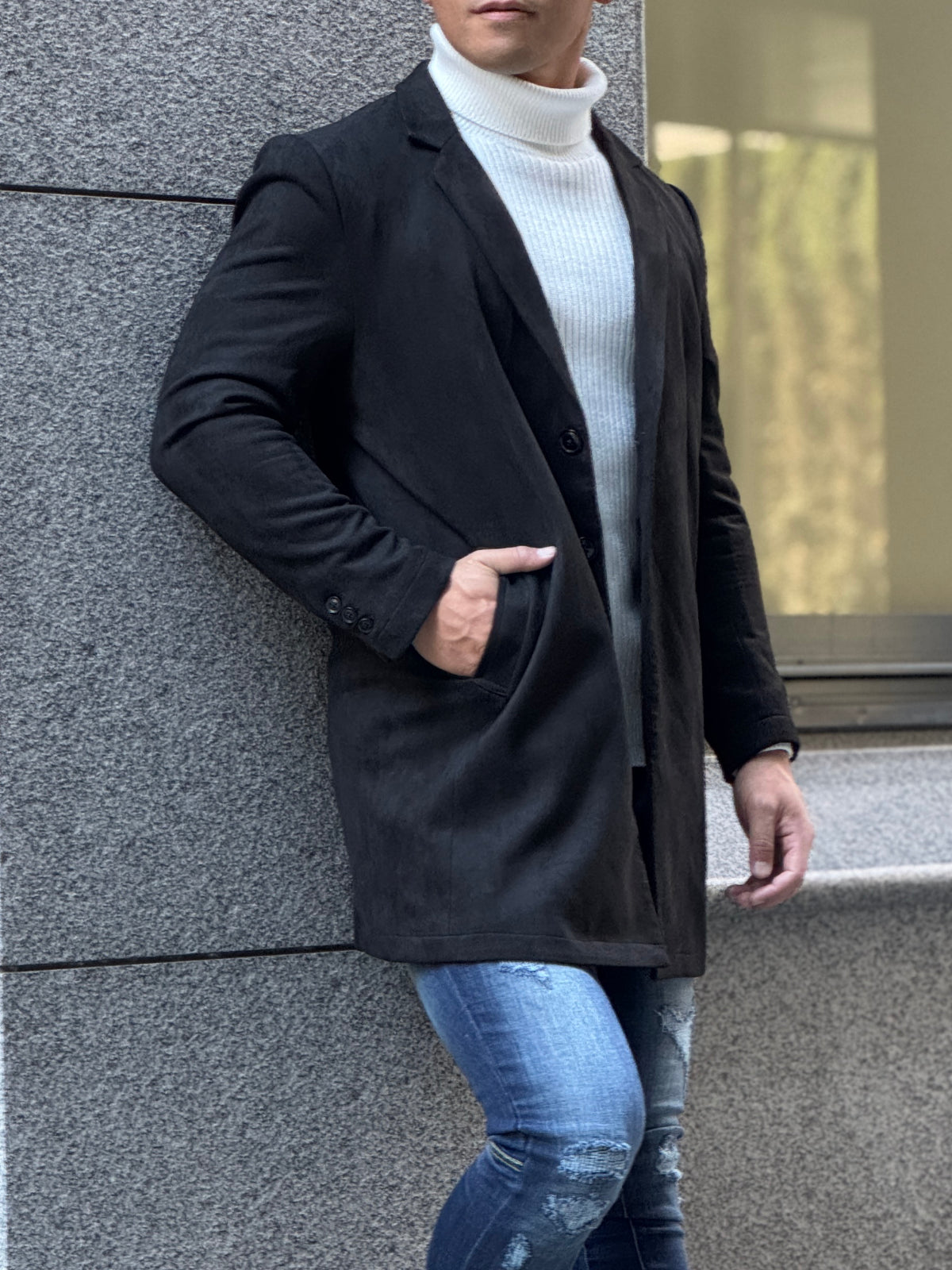 スエードチェスターコート – DayGLORY