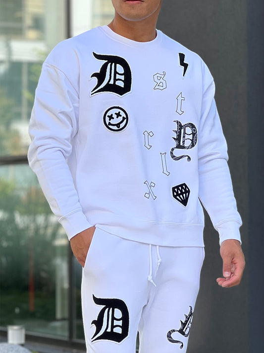 アルファベットトレーナー【50%OFF】