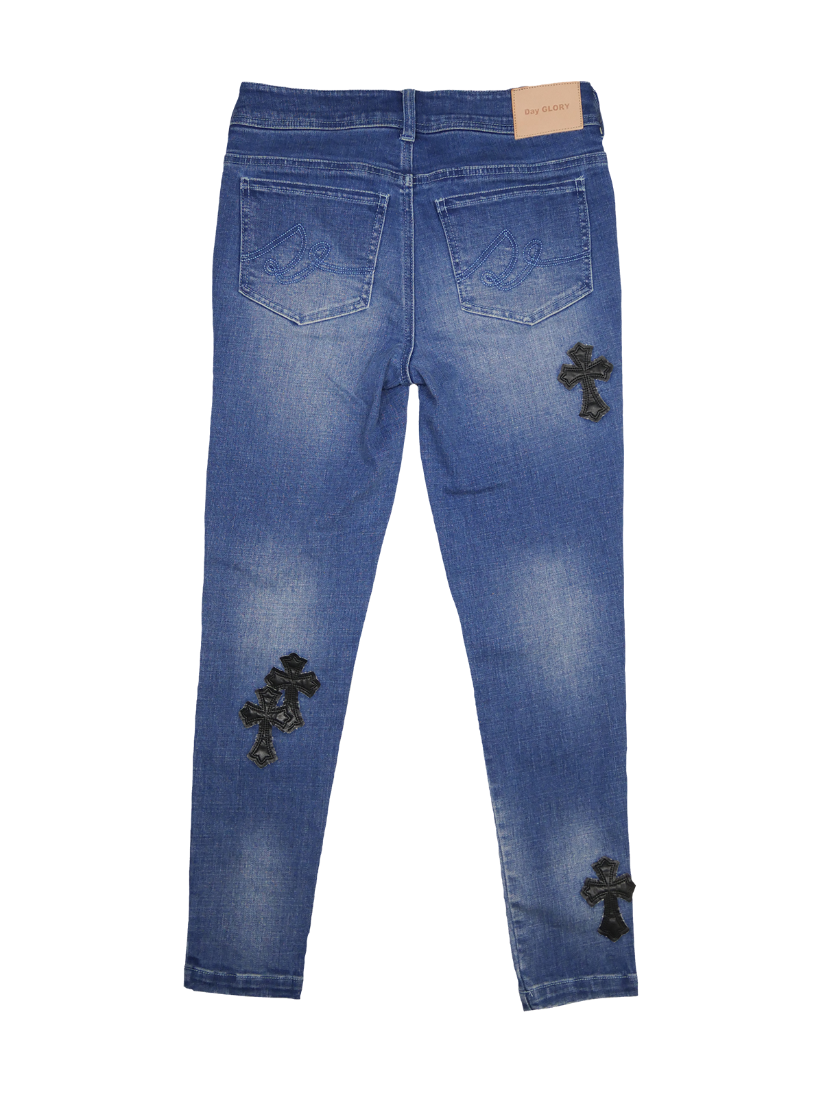 クロスパッチデニムパンツ – DayGLORY クロスパッチデニムパンツ – DayGLORY
