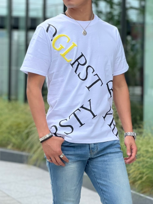 英字クロスTEE【30%OFF】